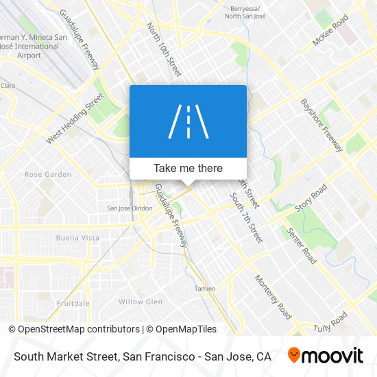 South Market Street map