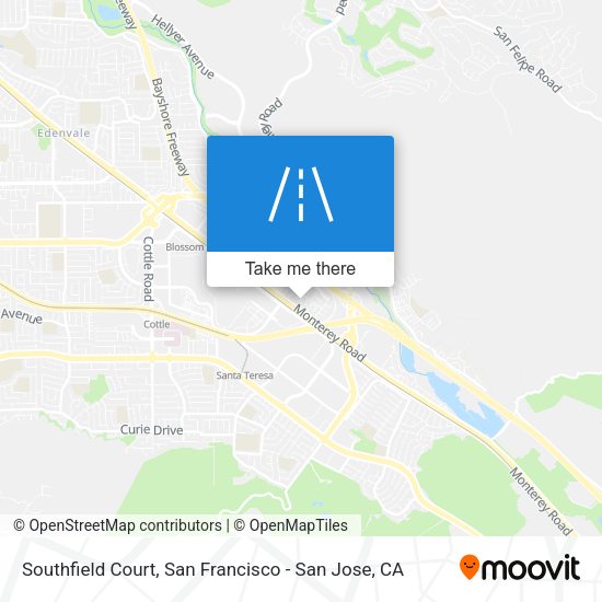 Mapa de Southfield Court