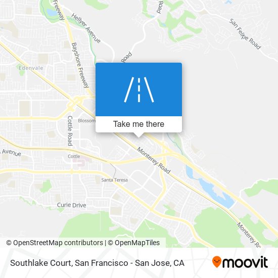 Mapa de Southlake Court