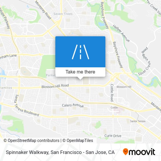 Spinnaker Walkway map