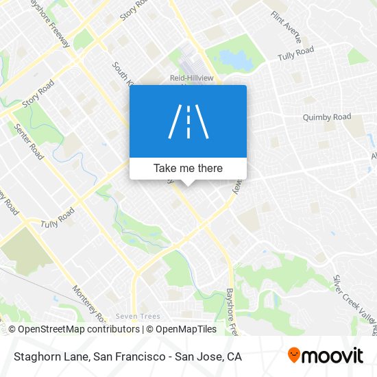 Staghorn Lane map