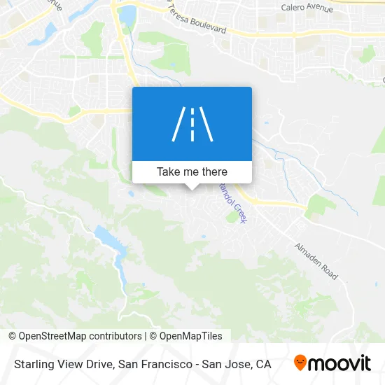Starling View Drive map