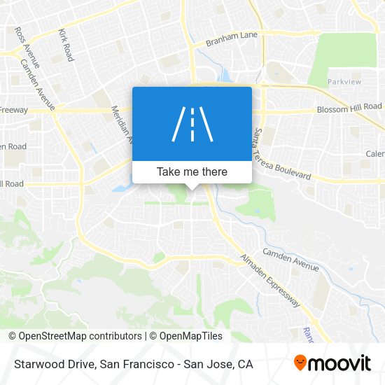 Mapa de Starwood Drive