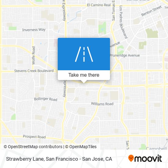 Strawberry Lane map