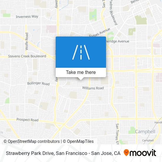 Strawberry Park Drive map