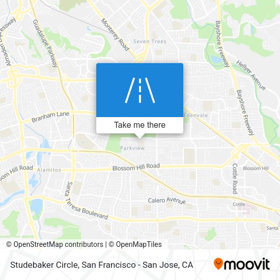 Mapa de Studebaker Circle