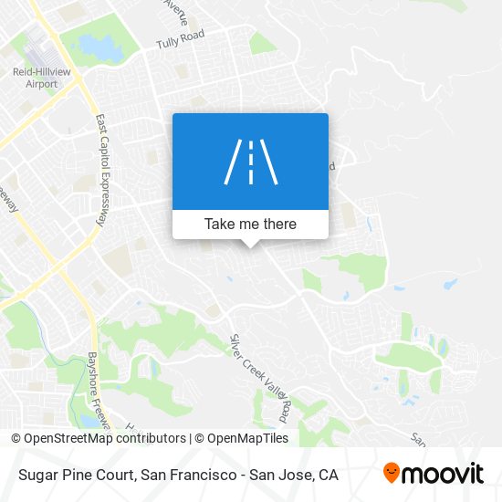 Sugar Pine Court map