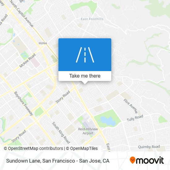 Sundown Lane map