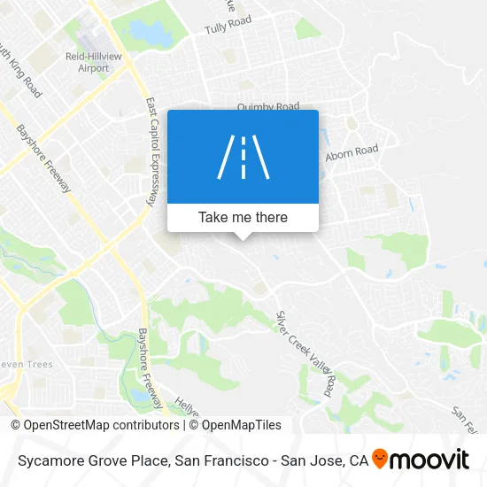 Mapa de Sycamore Grove Place