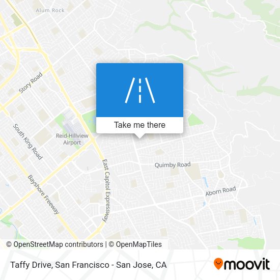 Mapa de Taffy Drive