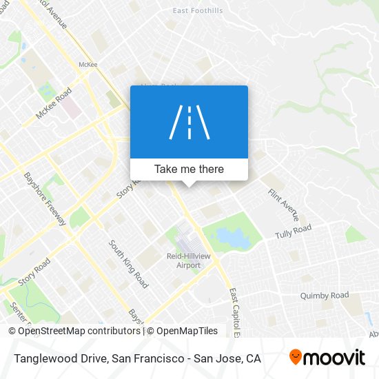 Tanglewood Drive map