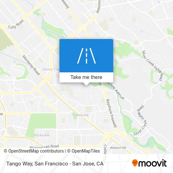 Tango Way map