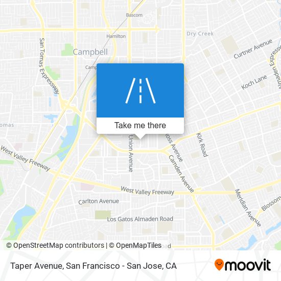 Taper Avenue map