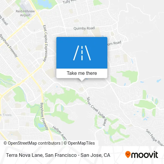 Mapa de Terra Nova Lane