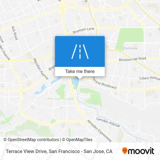 Terrace View Drive map