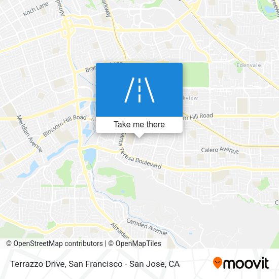 Mapa de Terrazzo Drive