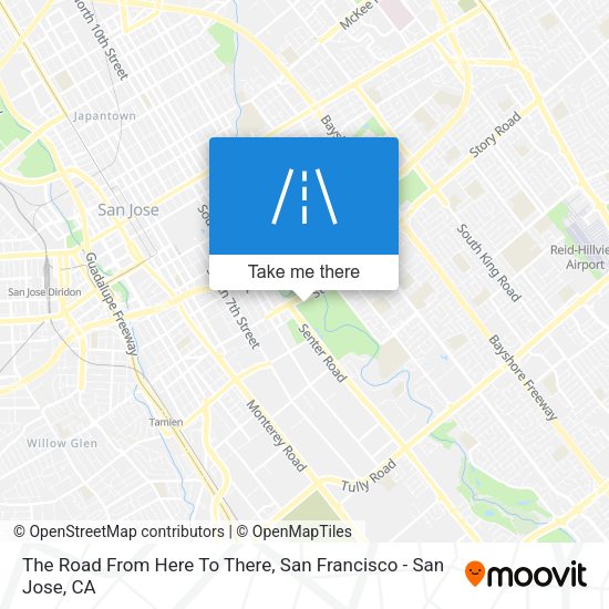 The Road From Here To There map