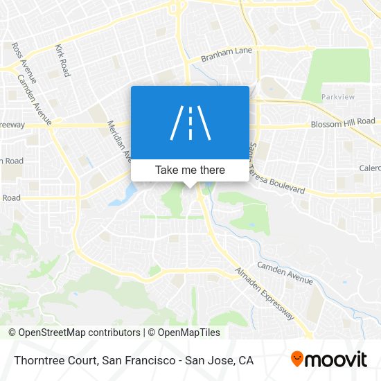Mapa de Thorntree Court