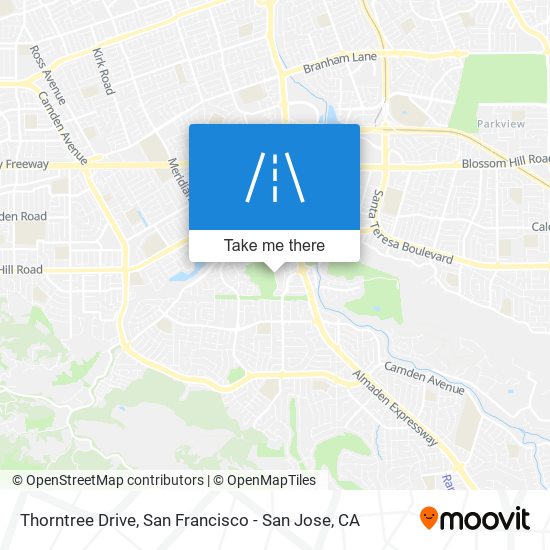 Thorntree Drive map