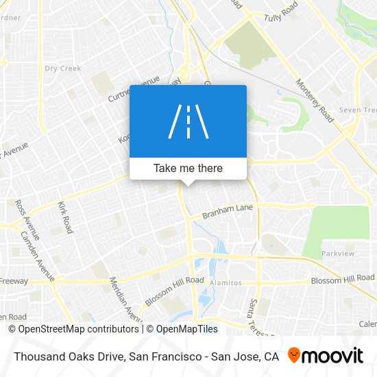 Mapa de Thousand Oaks Drive