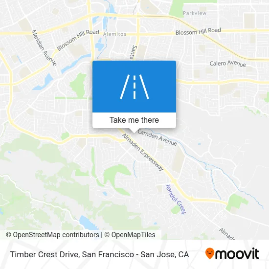 Timber Crest Drive map