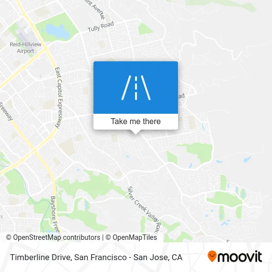 Timberline Drive map