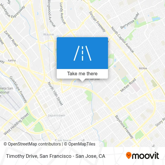 Timothy Drive map