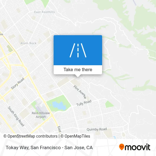 Tokay Way map