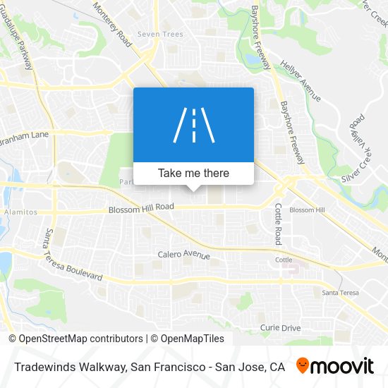 Mapa de Tradewinds Walkway