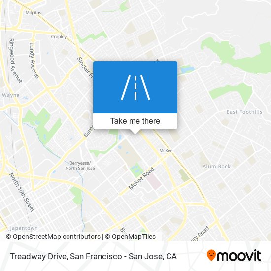 Treadway Drive map