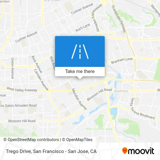 Trego Drive map