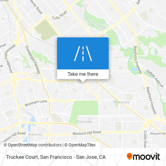 Truckee Court map