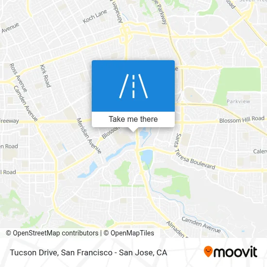 Tucson Drive map