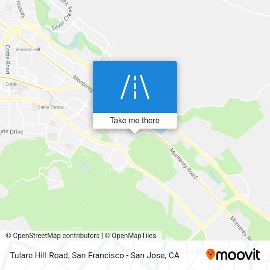 Mapa de Tulare Hill Road