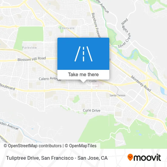 Tuliptree Drive map