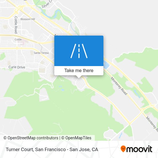 Mapa de Turner Court