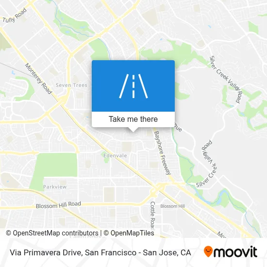 Via Primavera Drive map