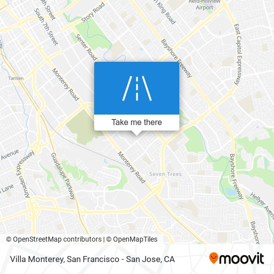 Villa Monterey map