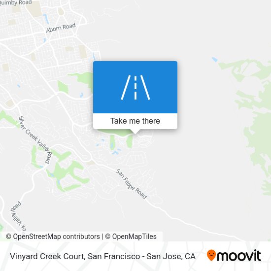 Mapa de Vinyard Creek Court