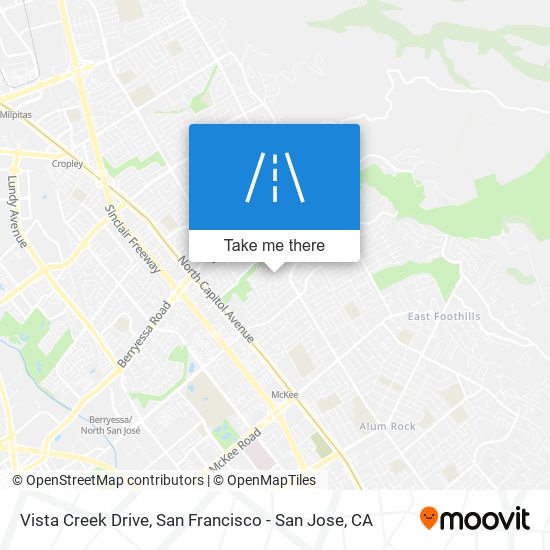 Vista Creek Drive map