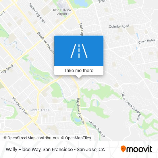 Wally Place Way map