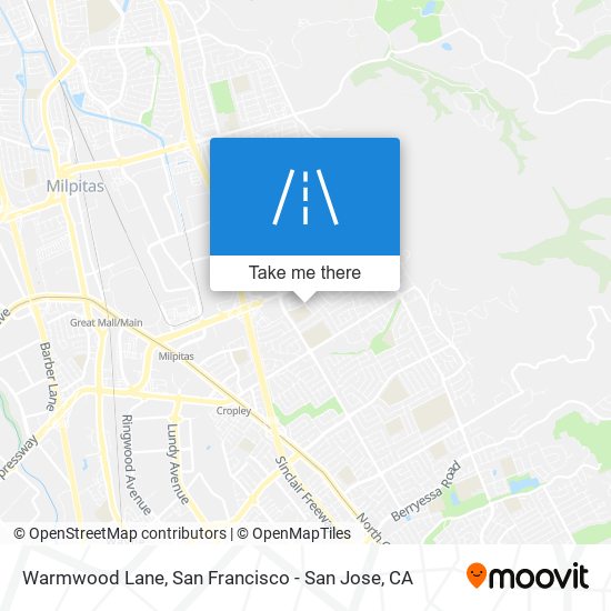 Warmwood Lane map