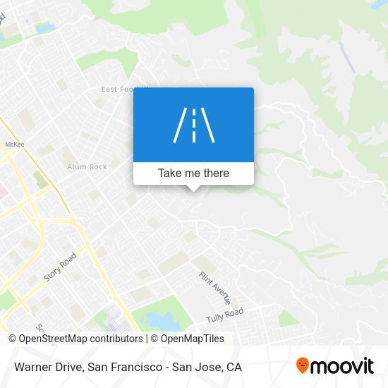 Mapa de Warner Drive