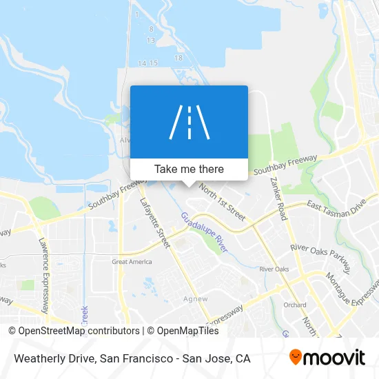 Weatherly Drive map