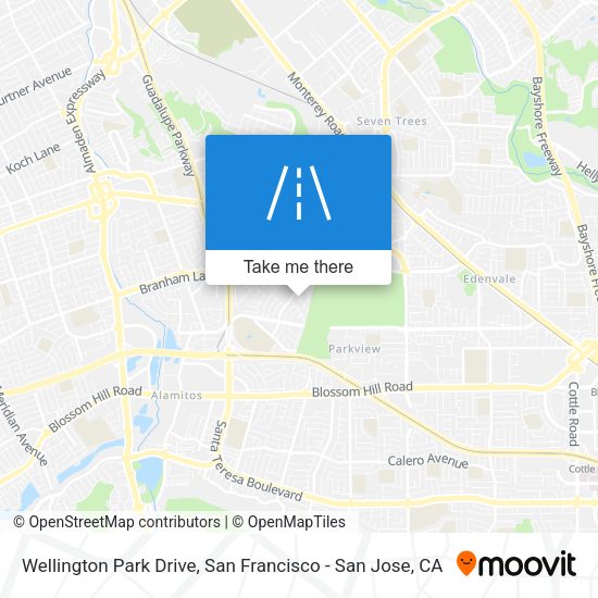 Wellington Park Drive map