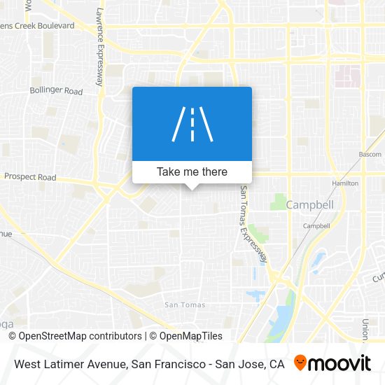 West Latimer Avenue map