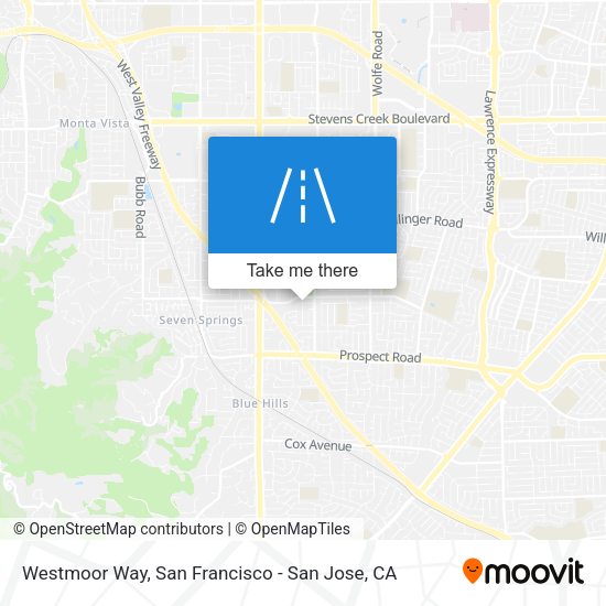 Mapa de Westmoor Way