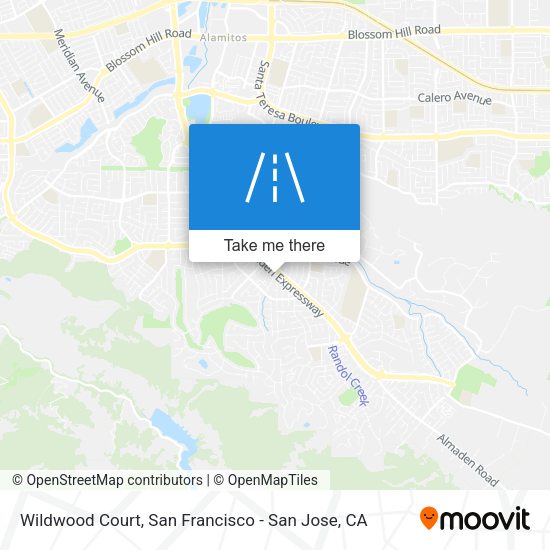 Mapa de Wildwood Court