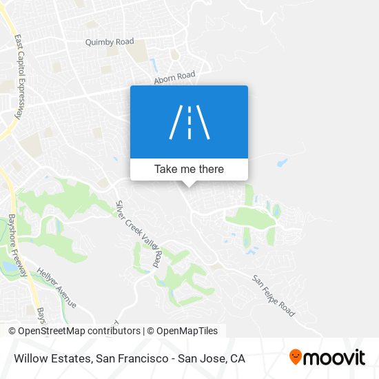 Willow Estates map