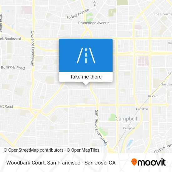 Woodbark Court map